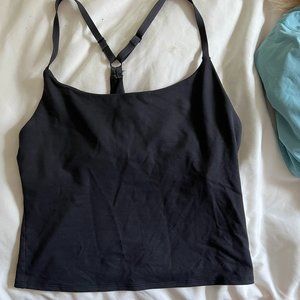 TechSweat Move Free Tank, Black Size Medium